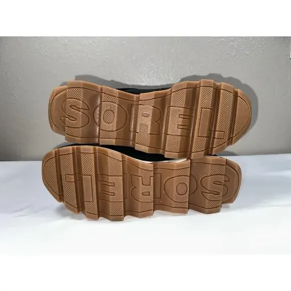 NEW Sorel Kinetic Conquest 9.5 Black Waterproof Hiking Boots Women’s Gum NWT - Picture 10 of 12